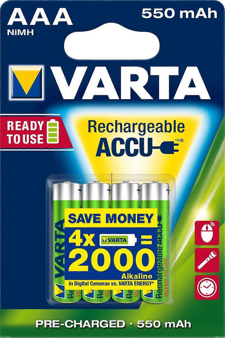 Genopladeligt batteri Aaa