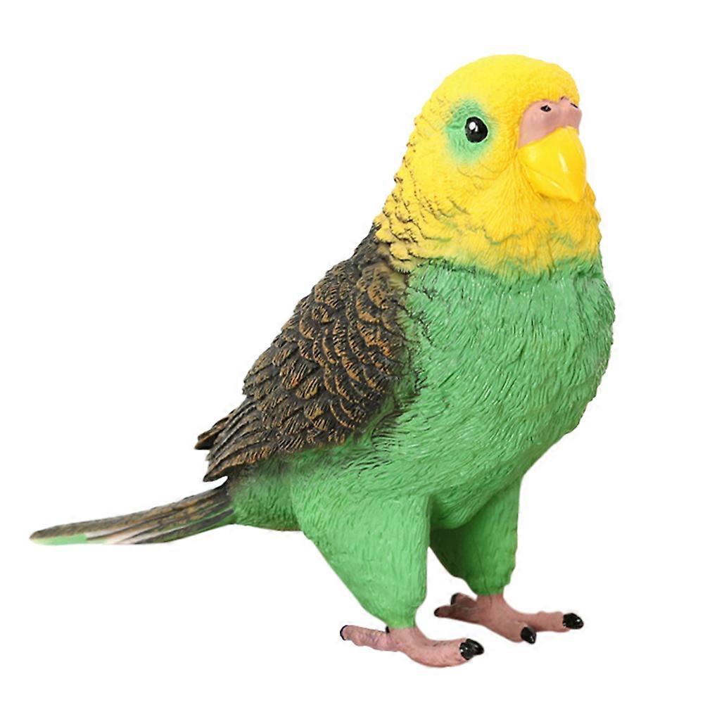 Simulation Papageienmodell Solid Static Artificial Parrot Model Spielzeug Desktop Ornament