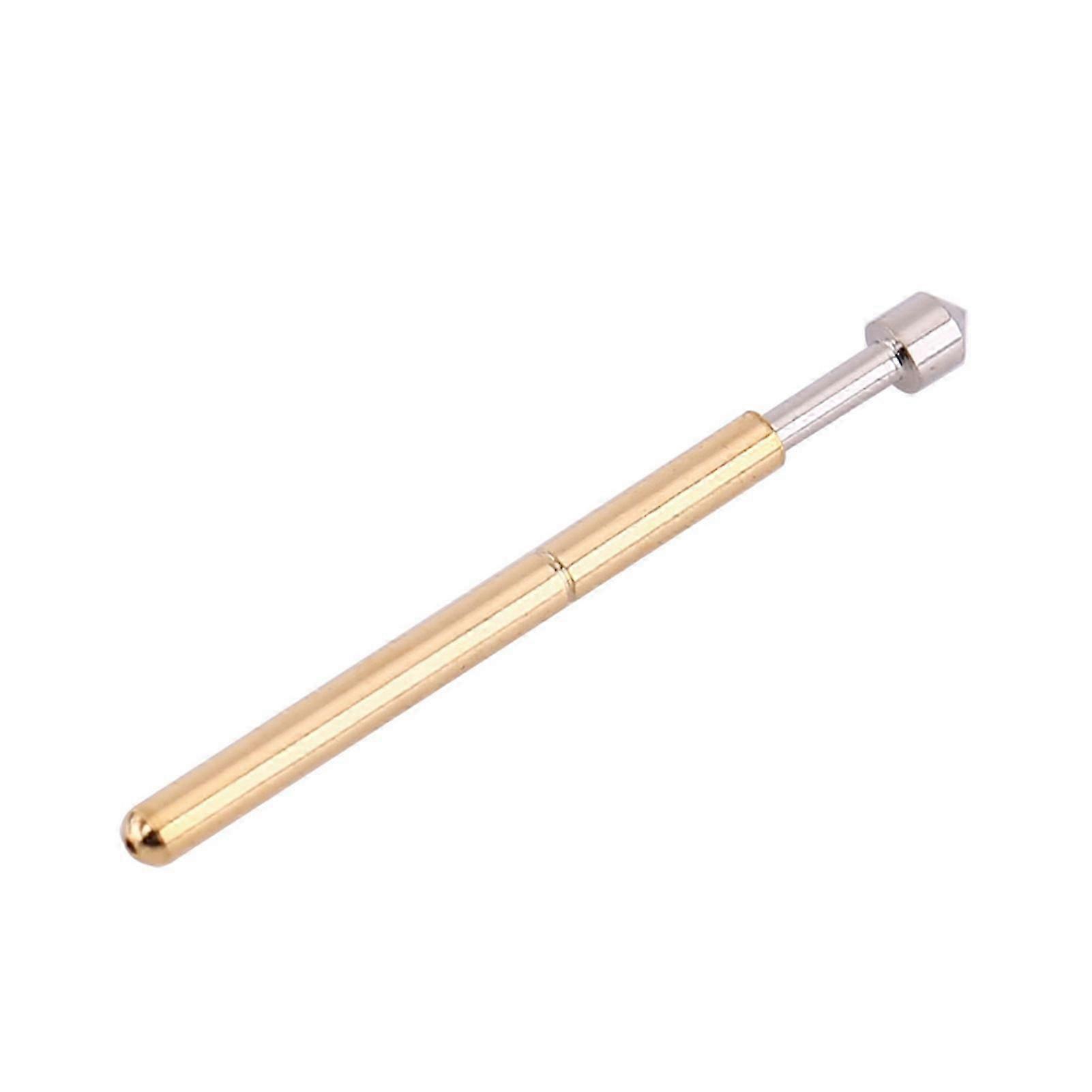 100 Pieces P75-E2 Cone Head Dia 1.02mm Spring Test Probe PCB Testing Pin