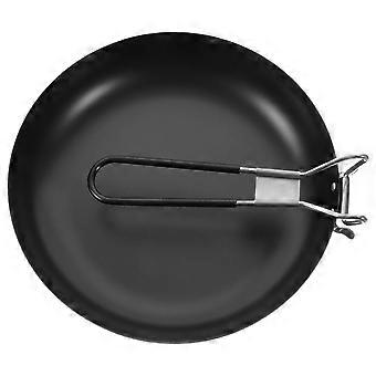 Iron Frying Pan Foldable Camping Skillet Outdoor Cooking Utensils Camping 24X24X4.9cm 1Pack
