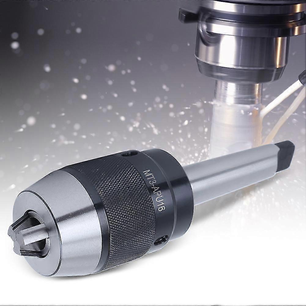 Integrated Drill Chuck MT3 for Milling Machine with Flat Tail