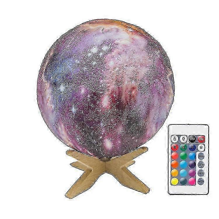 Moon Lamp 3d Dimmable Moon Light Télécommande Touch Led Lunar Night Light