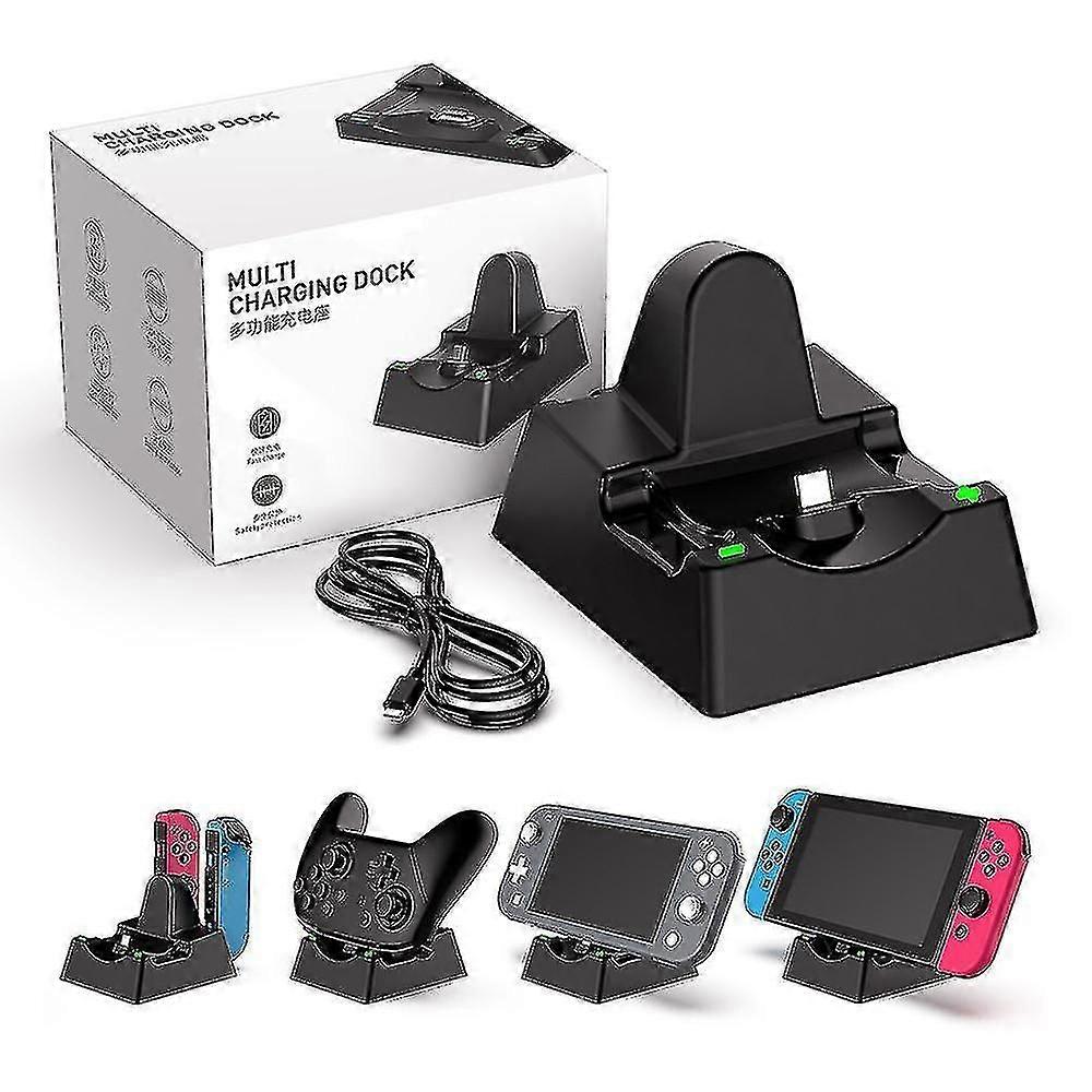 For Switch Joy-con Controller Charging Dock Led Charger
