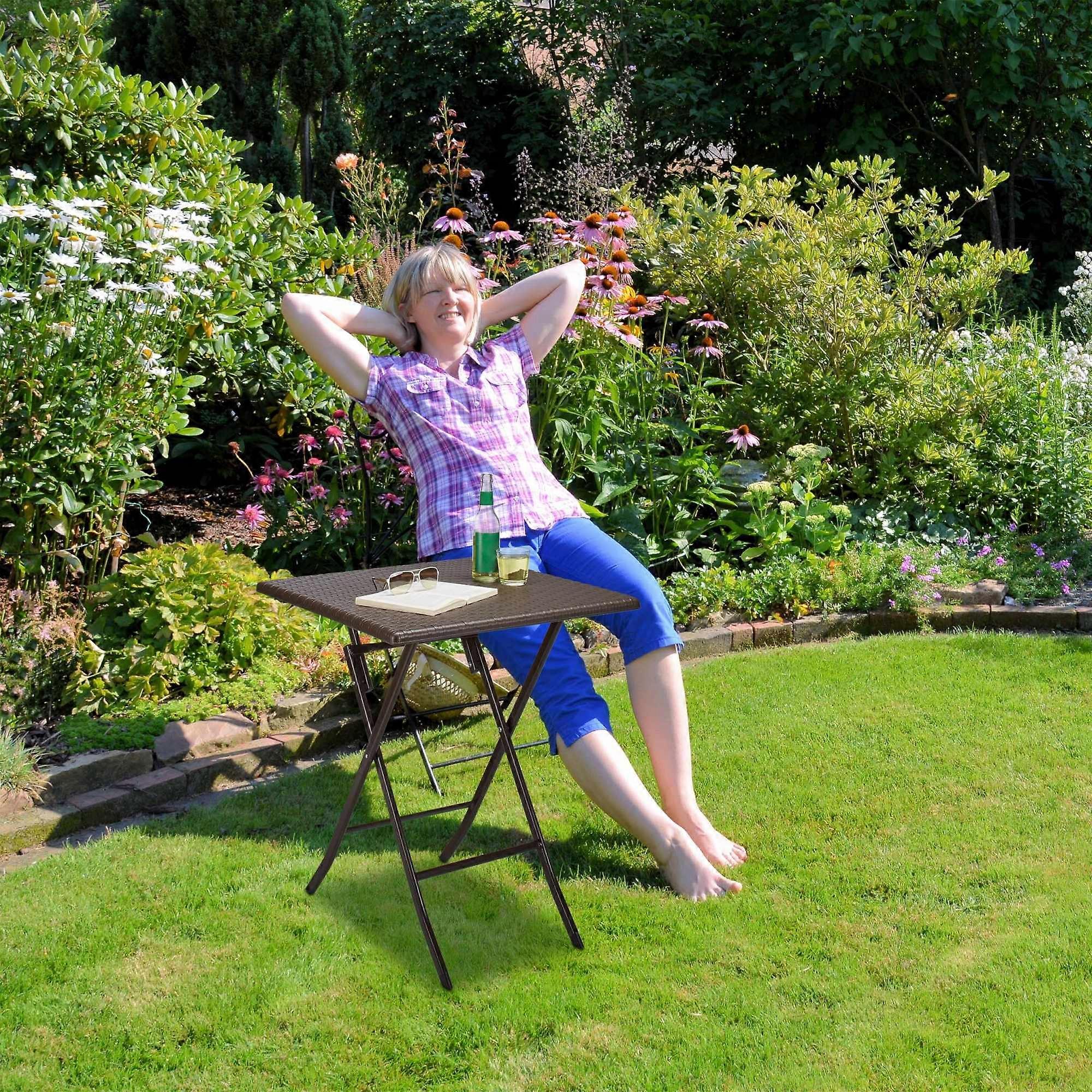 Folding garden table BASTIAN