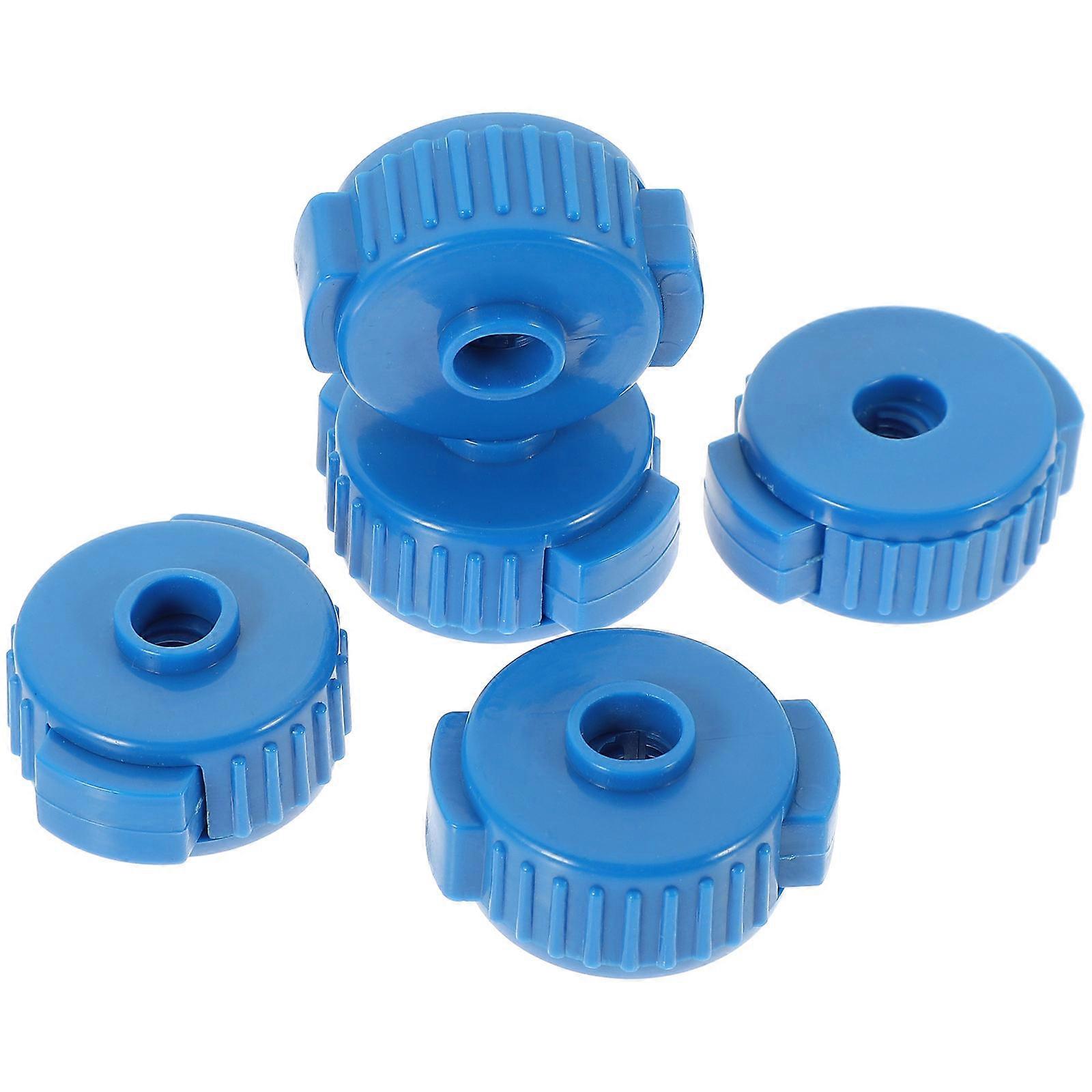 5pcs Plastic Drum Quick Nuts Cymbal Nuts Quick Release Drum Accessories Kit