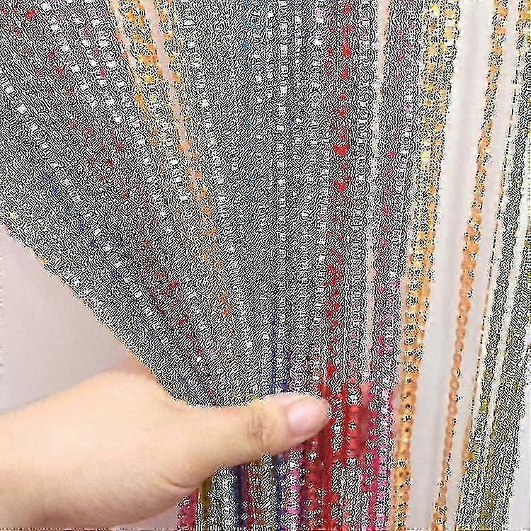 String Door Curtain Fly Insect Bug Screen String For Doorways Divider Or Window Curtain Panel (1pcs
