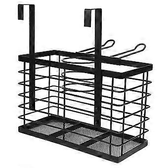 Over the Door Hair Dryer Holder and Hair Tool Organizer for Bathroom Bedroom, NoDrill Installation