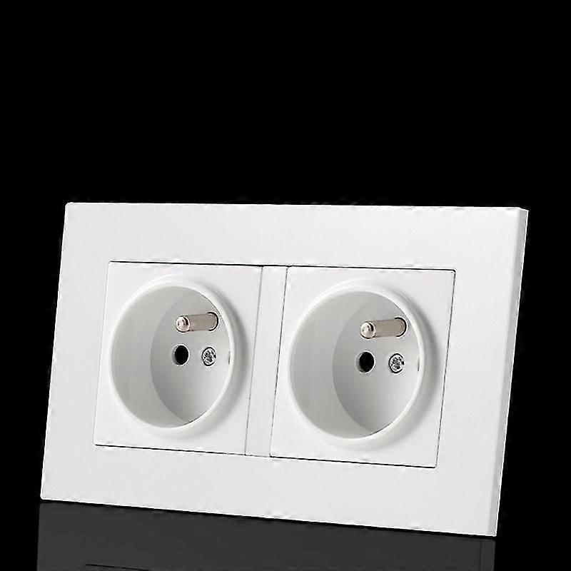 Double Pre-wired 2p+e 16a Socket White