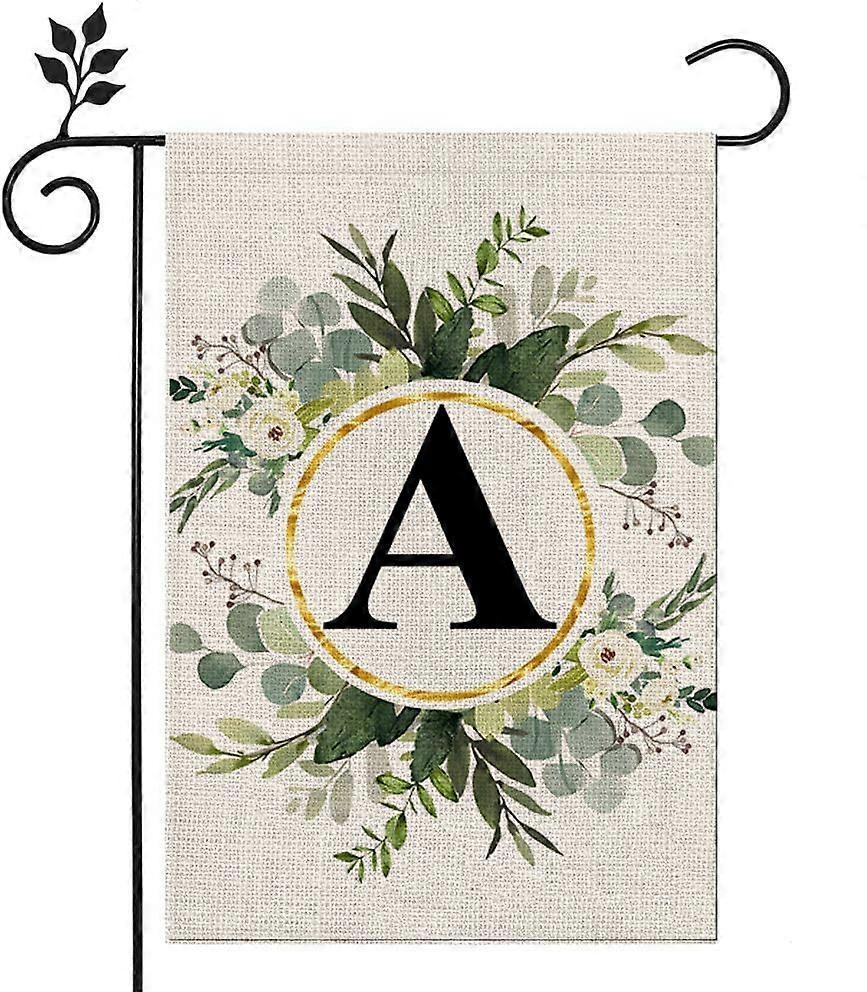 Classic Monogram Letter A Garden Flag Everyday
