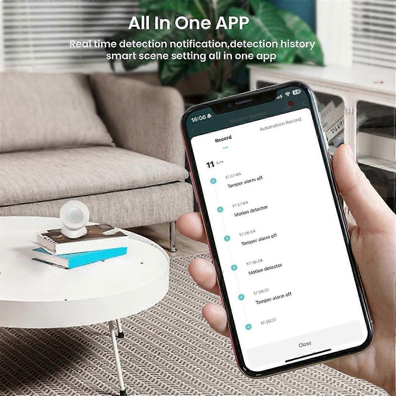 Graffiti ZigBee Sensor Smart Body Infrared PIR Sensor Portable Sensor