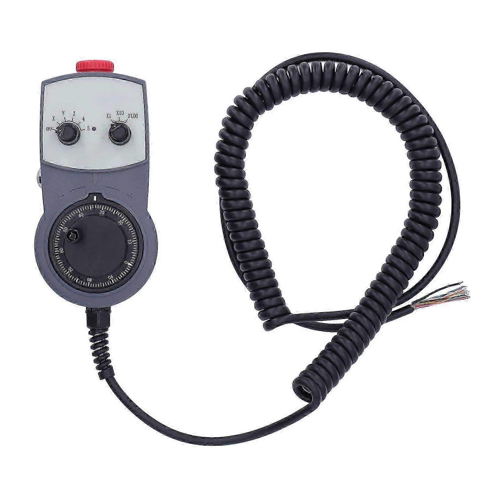 Electronic Handwheel CNC Controller PLC Processor Harness Direct Connection with Emergency Stop