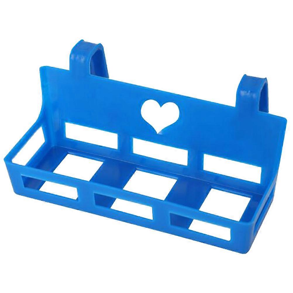 Lecture Platform Plastic Hanging Flower Rack for Storage Blue Durable