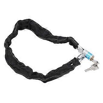 Bicycle Chain Lock Anti Theft Security Bike Lock with 2 Keys for Bicycles Motorcycles DoorsYMQX)