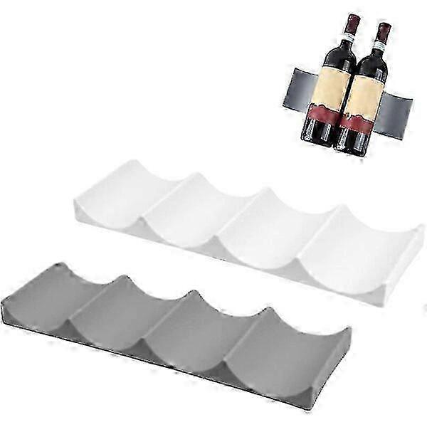 Reliable wine bottle holders, 2-piece set suitable for multiple locations, stackable & easy to clean