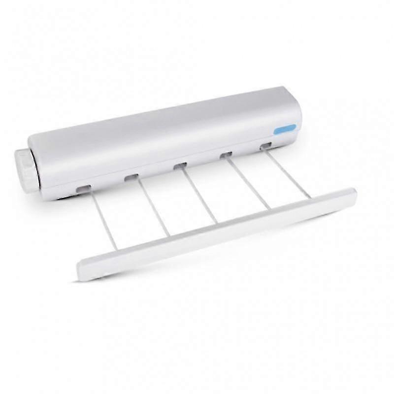 Automatic spring loaded clothesline five wire telescopic design