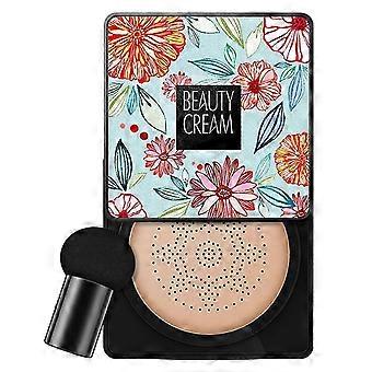 Mushroom Head Air Cushion BB Cream, Cushion Foundation CC Cream, CC Cream Concealer Foundation Stick Moisturizing (Natural color)