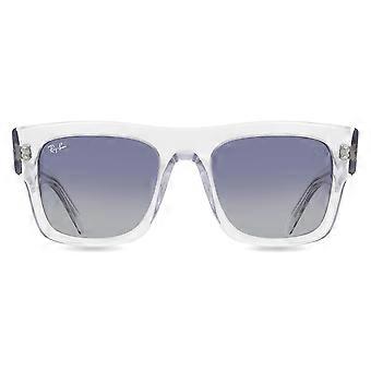 Ray Ban RB2217M F7064L Full Rim Transparent Light Blue Unisex Wayfarer Sunglasses UV3 Original