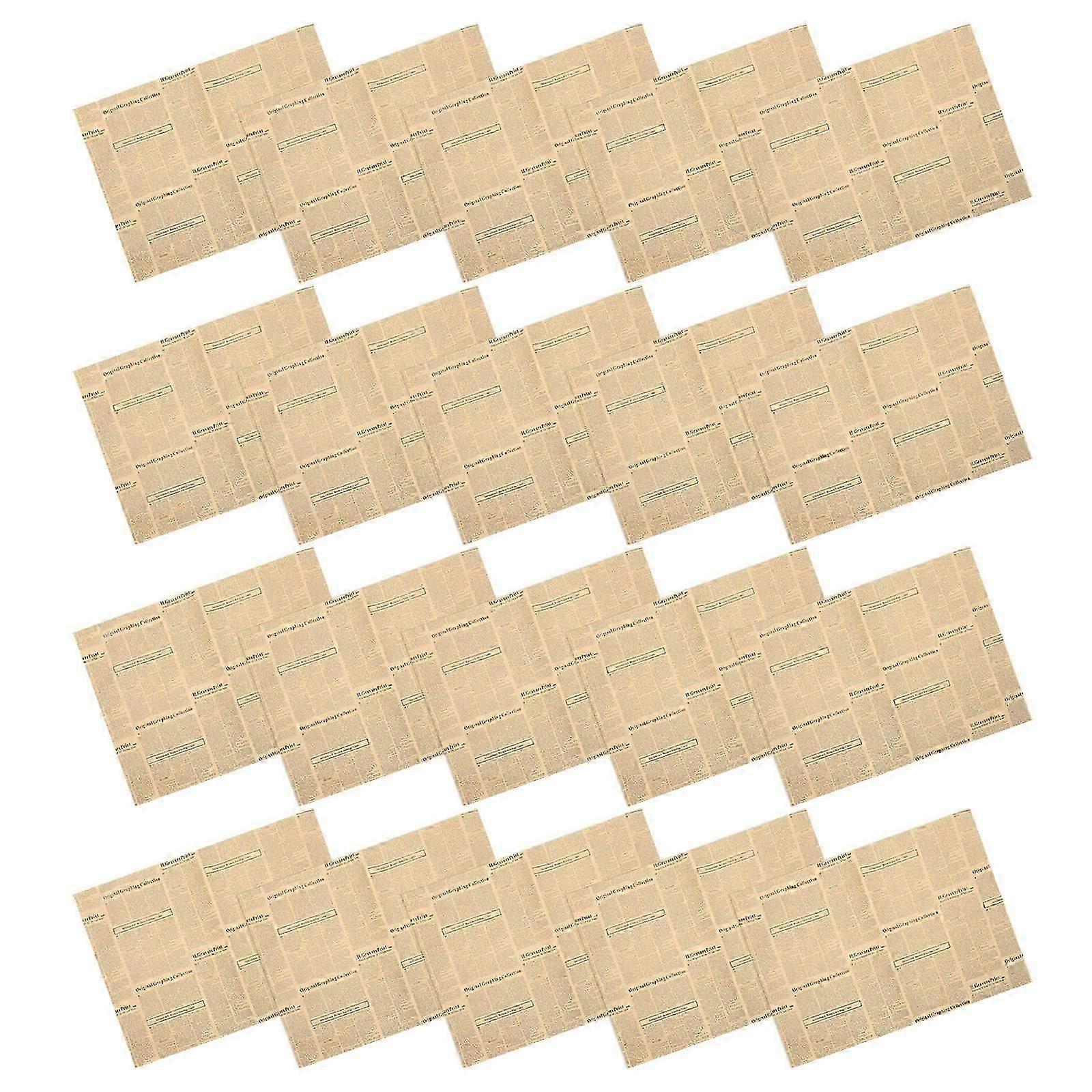 20Pcs Black Retro Gift Packaging Crafting Paper
