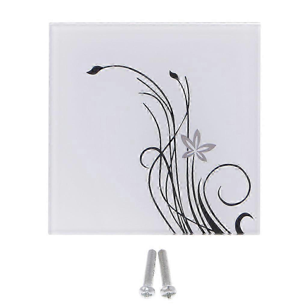 Wall Light compatible with Touch Switch compatible with Smart Home Automation Multi Function Glass Panel White
