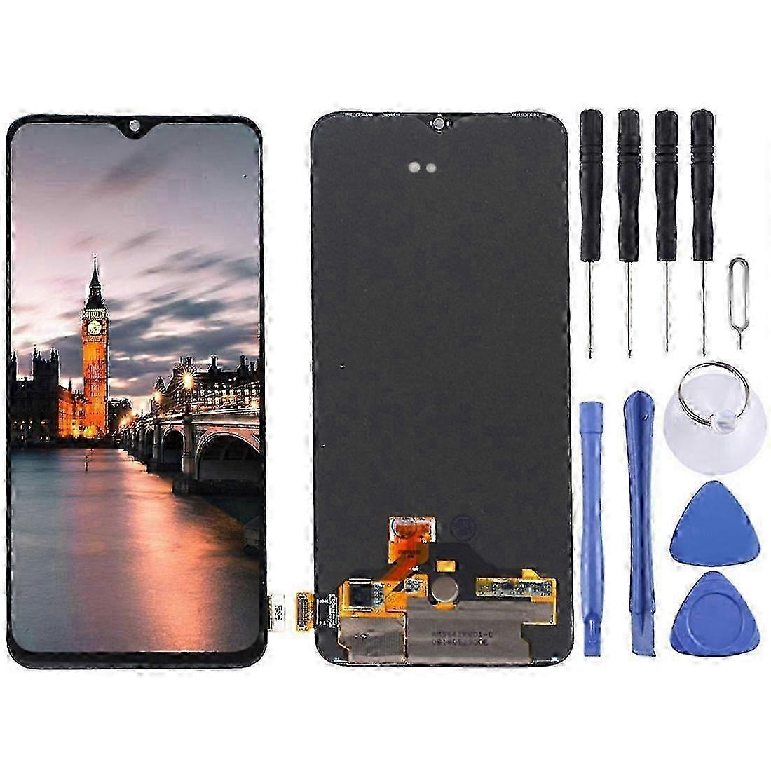 OnePlus 7 AMOLED Display Assembly Black Compatible LCD Screen with Digitizer