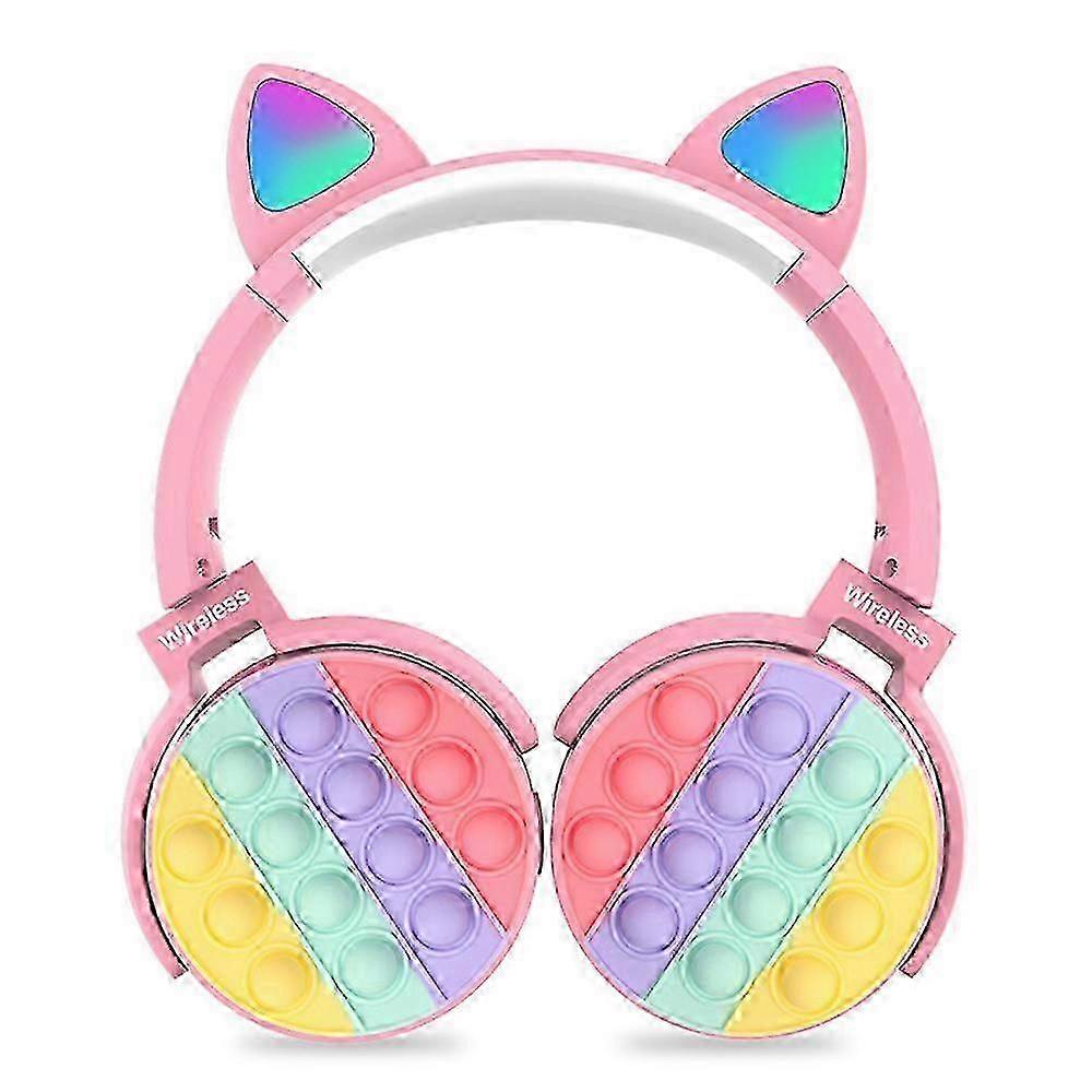 Foldable Bluetooth Headphones with Fidget Bubbles