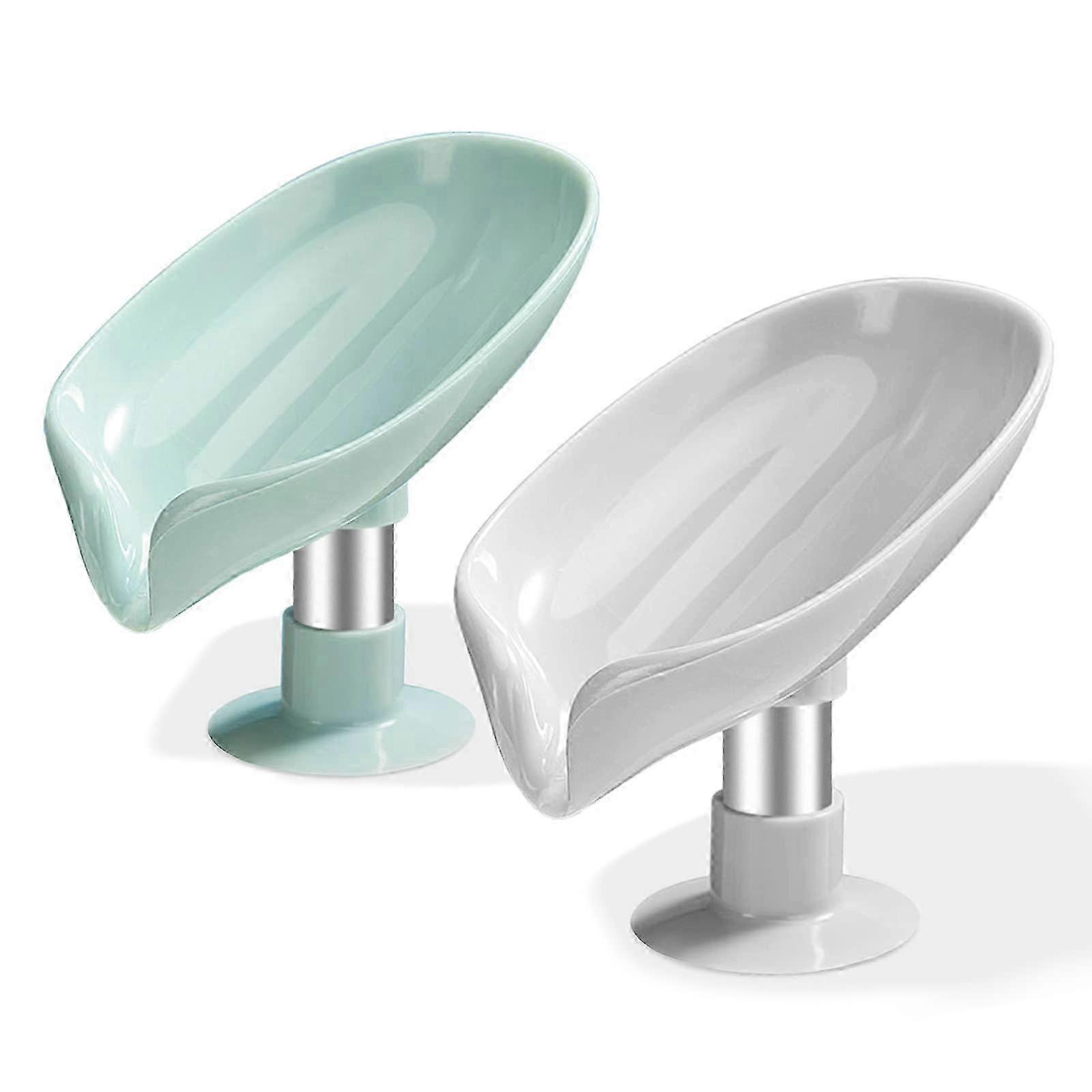 Leaf Style Drainable Suction Soap Holder