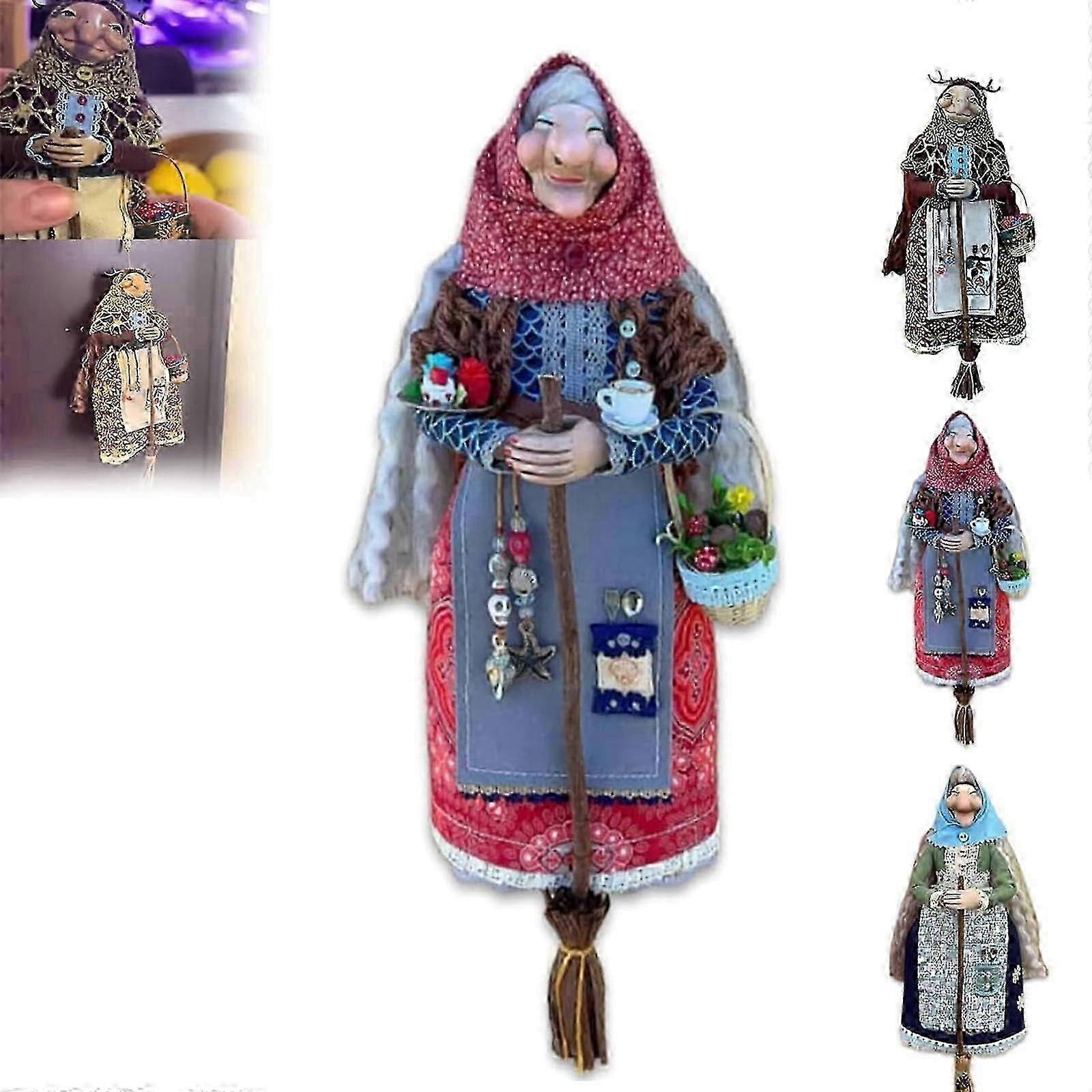 Handcrafted Kitchen Witch Luck Figure
