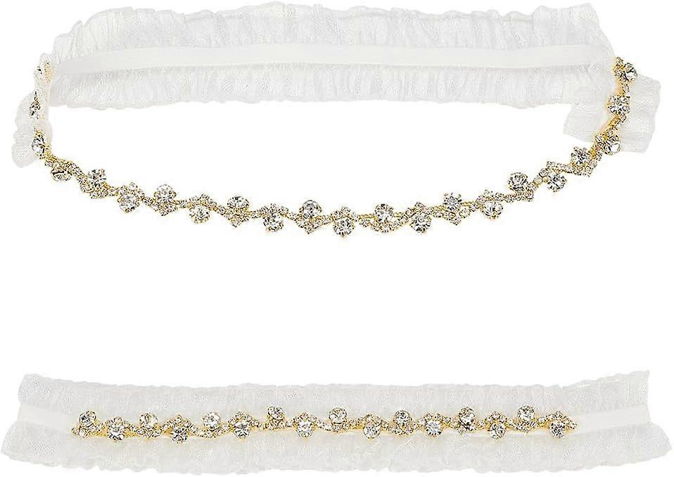 Bride Wedding Garter White Lace Garter