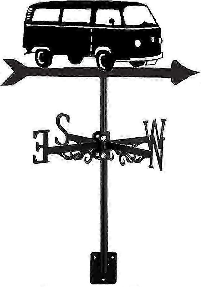 Rustproof Bus-Shaped Garden Weathervane