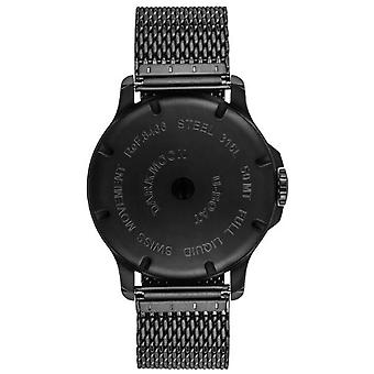 Darkmoon Capsoil Uhr für Analog Quarz Männer mit 8466/MT Edelstahl Armband