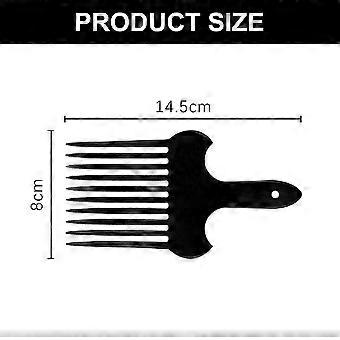 Travel-Friendly, Gentle Detangling Tool, Wide-Tooth Afro Comb