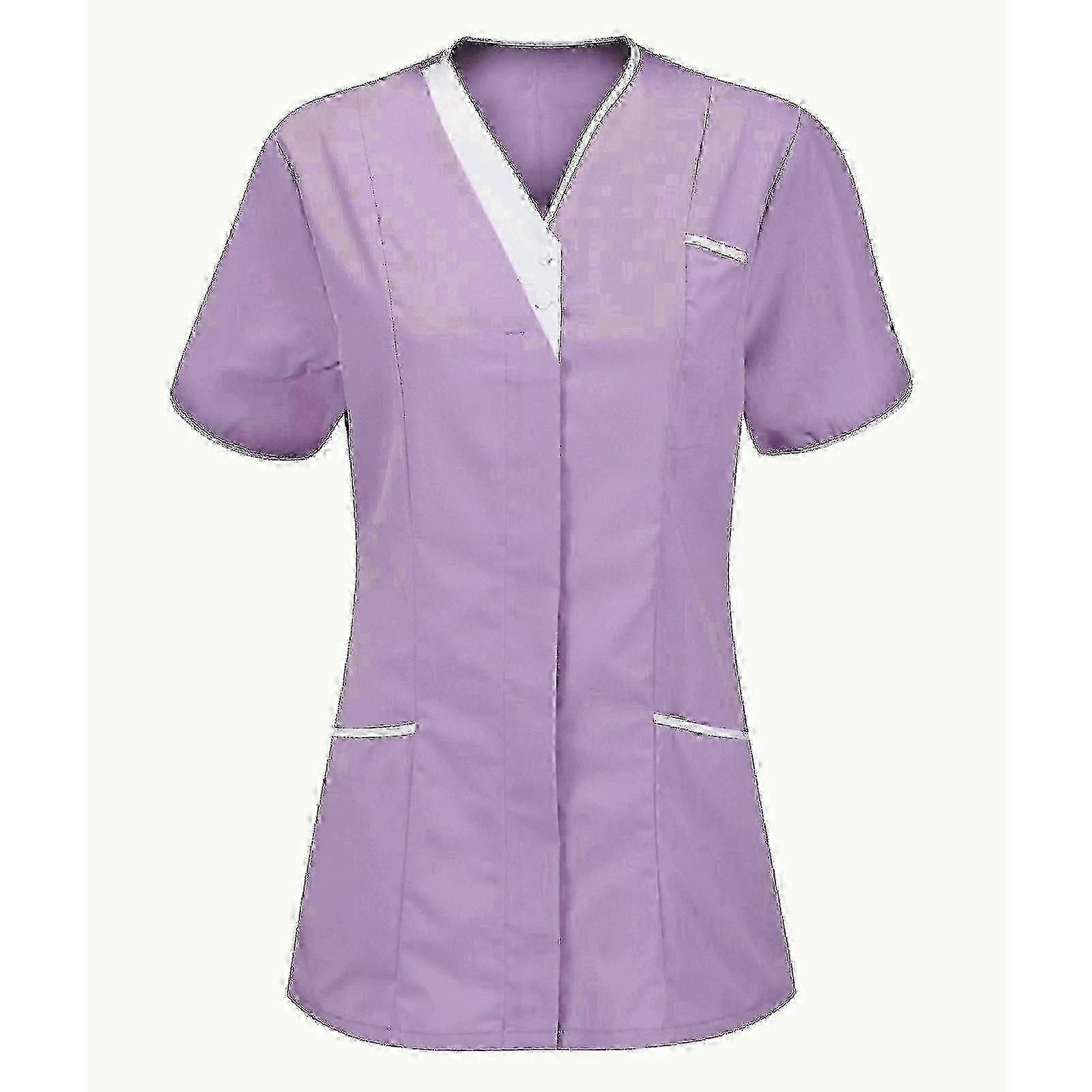 V-Neck Short Sleeve Scrub Top