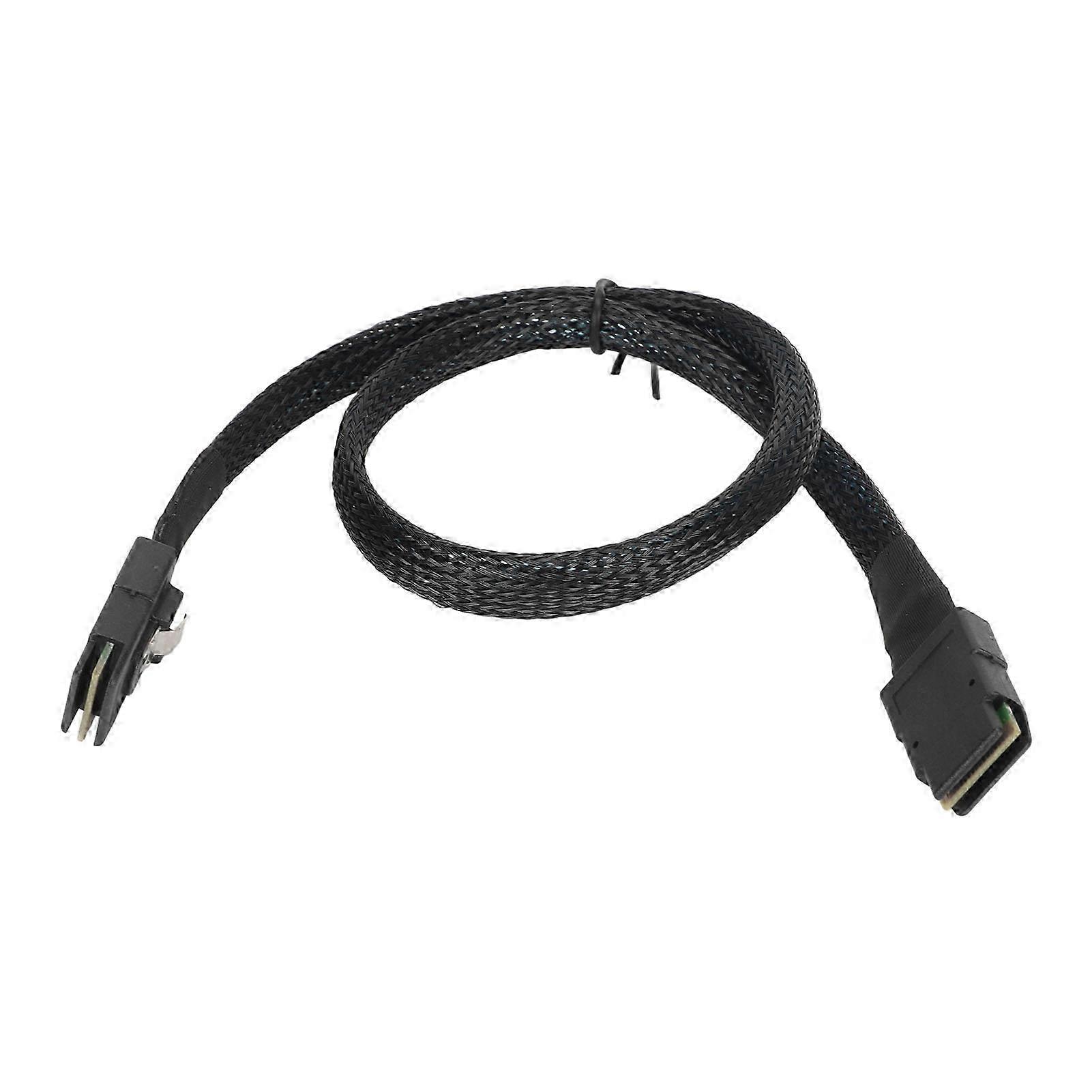 Shielded Mini SAS 12Gbps Straight-Head Cable