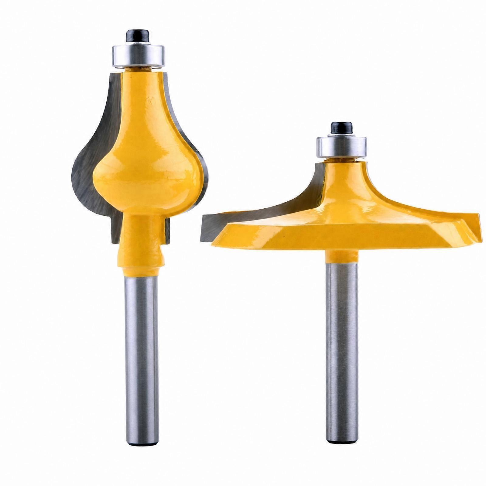 2 Pieces Sharp Carpentry Router Bit Router Bit with 8 Mm Shank, for Workshop