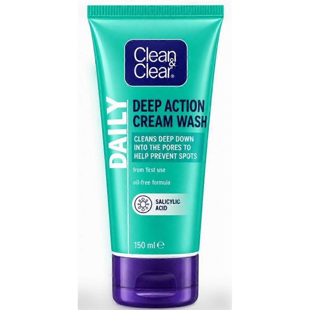 Clean & Clear Deep Action Cream Wash 150ml
