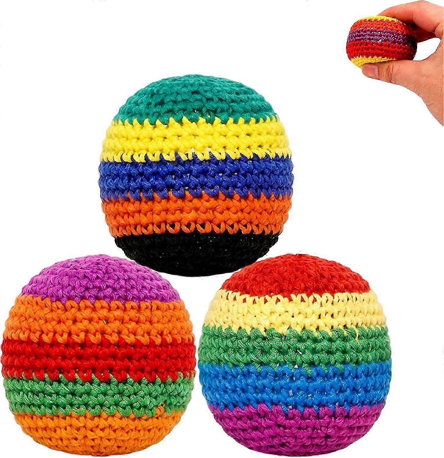 Soft Cotton Footbags 2.5 Inch Set