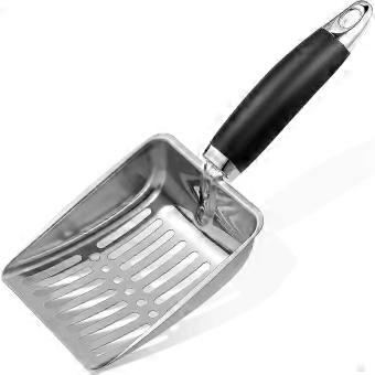 Ergonomic Stainless Steel Cat Scoop