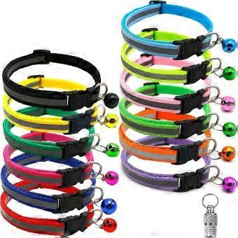 12 Color Reflective Cat Collar Set