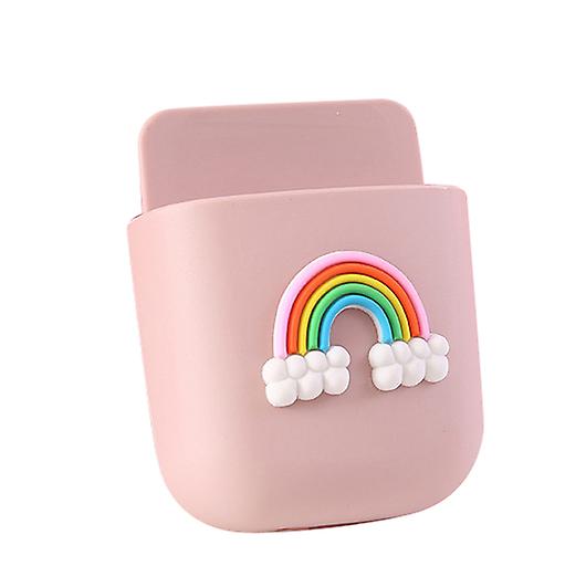 Cute Wall Mount Remote Control Punch-free Storage Box Holder