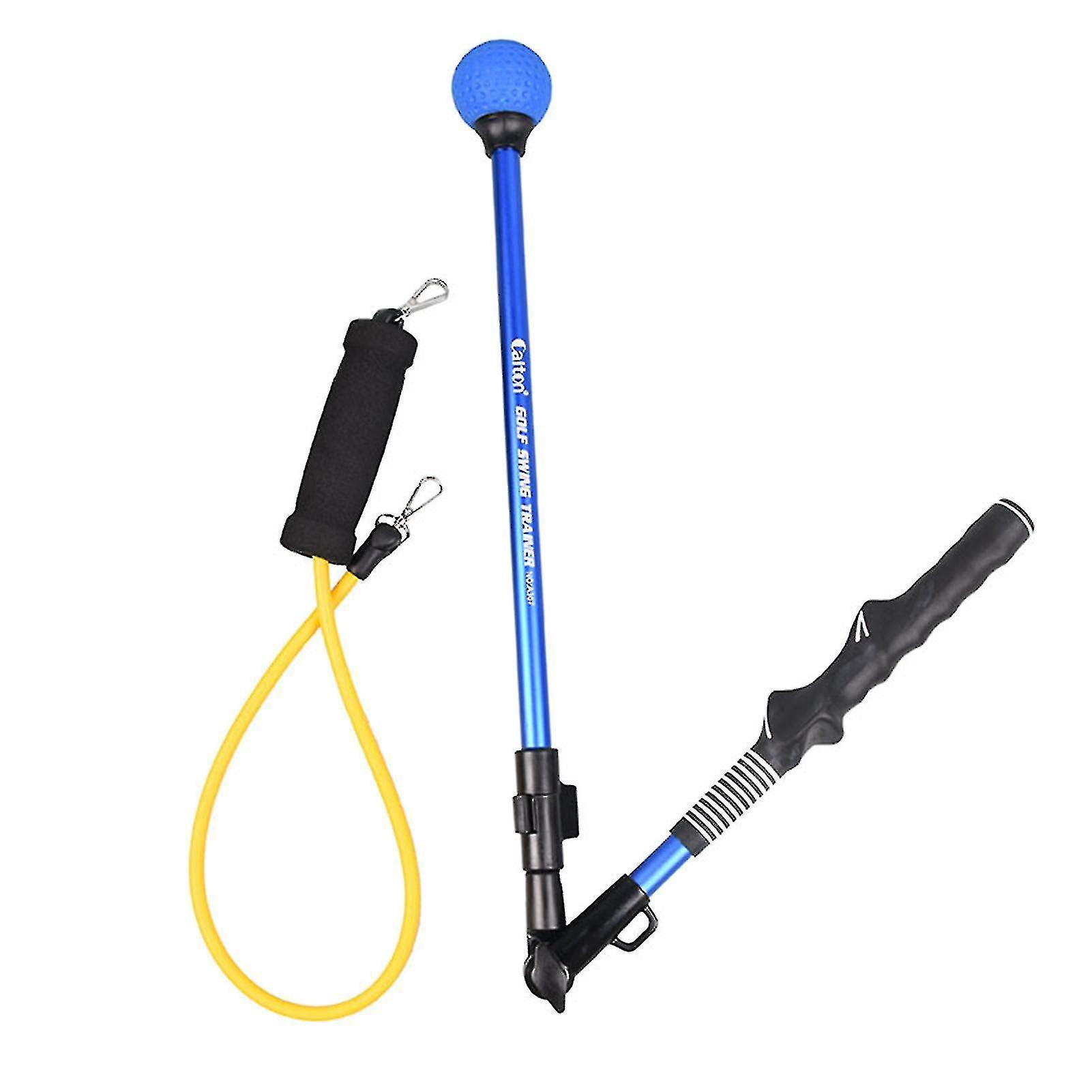 Aluminium Golf Training Aid Folding Design Lightweight Good Toughness Swing Trainer Aid For Golfer
