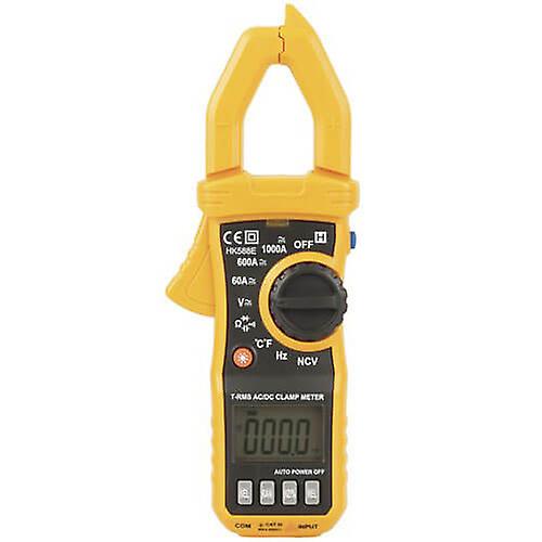 1000A AC/DC Compact True RMS Safe Non-contact Voltage Testing Clamp Meter