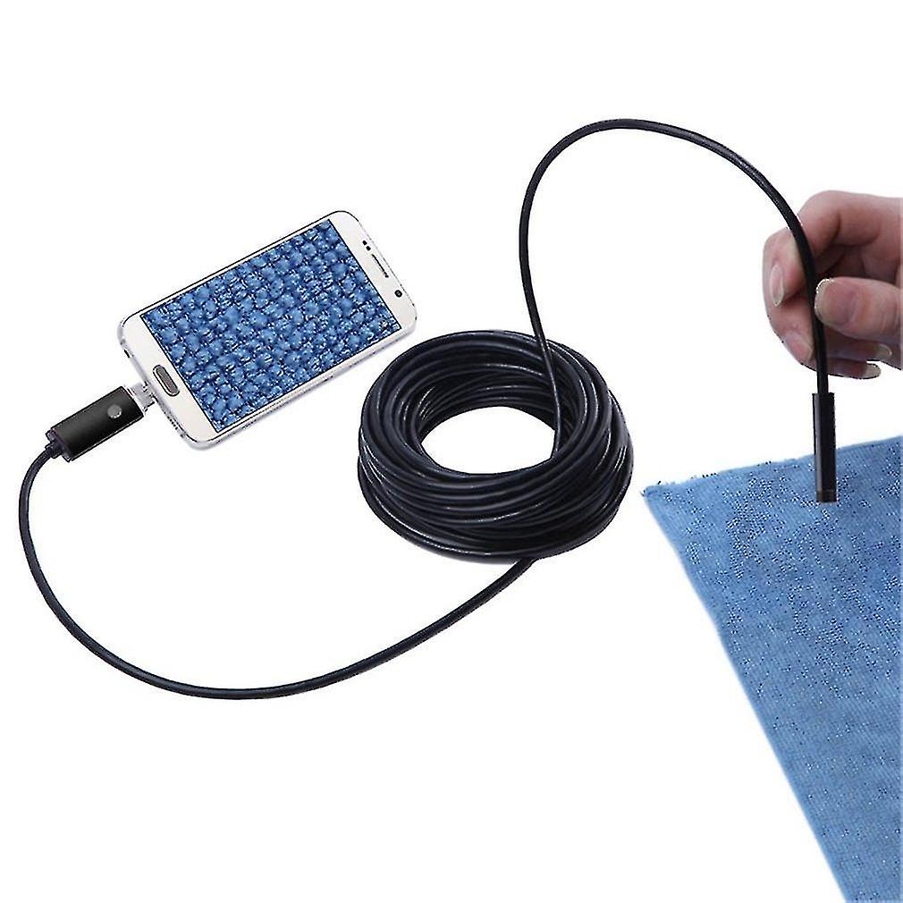 10m 7mm 6 Led Android Endoscope Usb Waterproof Borescope Inspection Camera