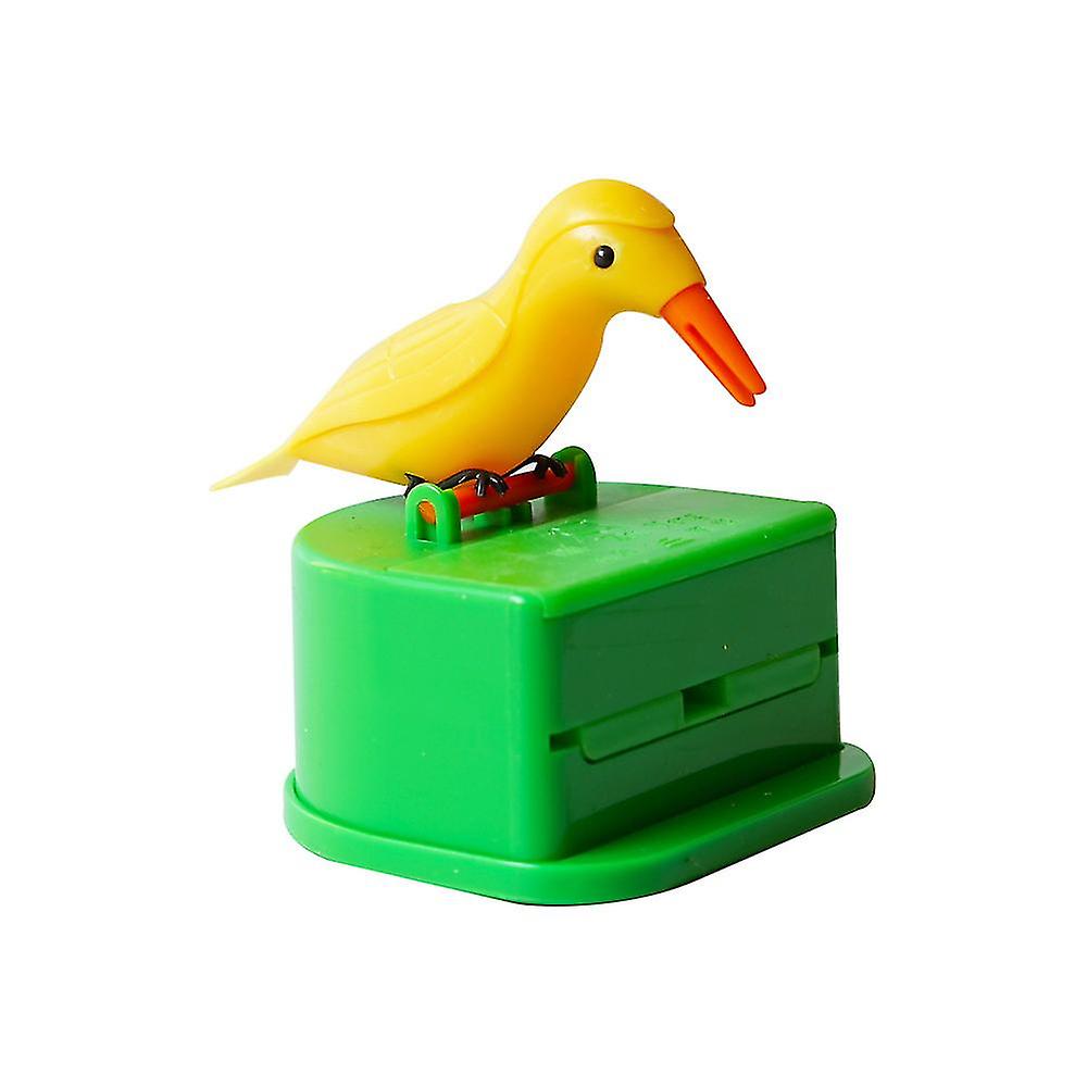 Funny Bird Toothpick Box Holder Automatic Toothpicks Dispenser Home Decor