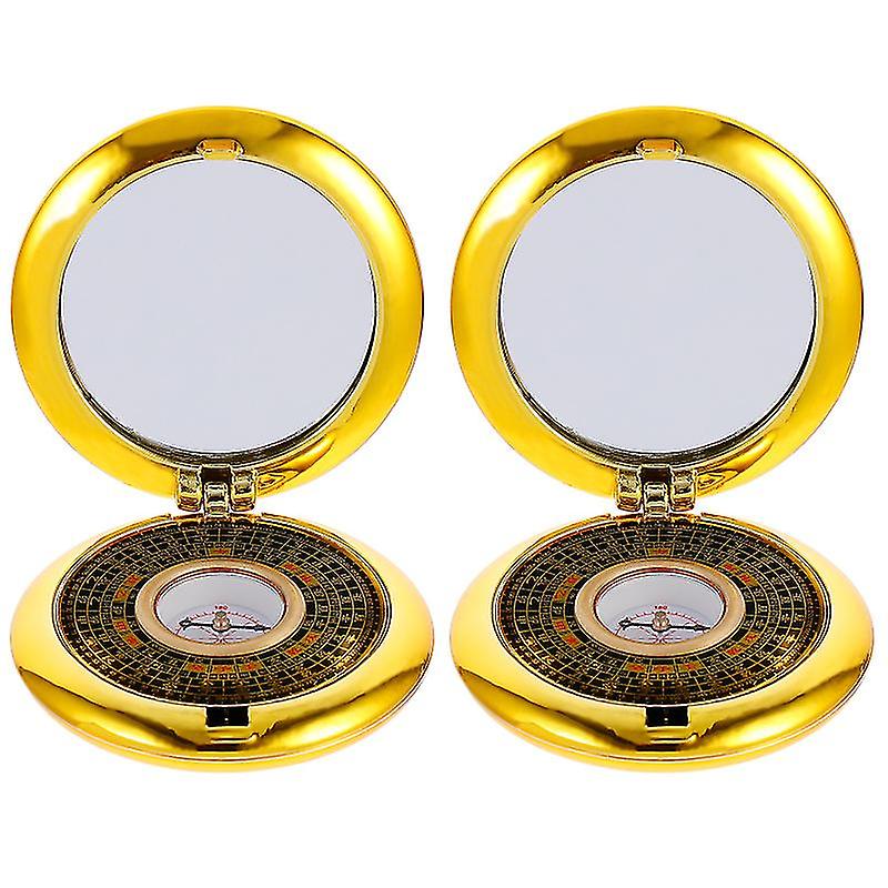 2pcs Mirror Compass-1