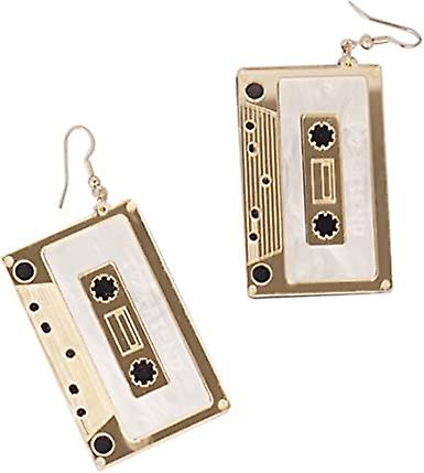 Cassette Tape Dangle Cute Pretty Earrings