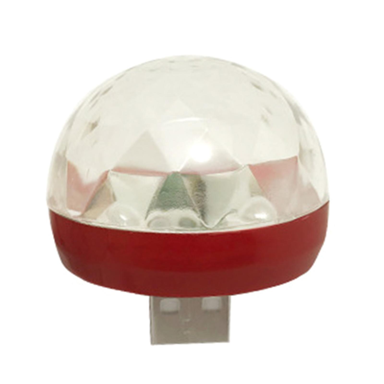 Mini Geluid Geactiveerde Kleine Magische Bal LED Light USB Projector voor Kerstmis