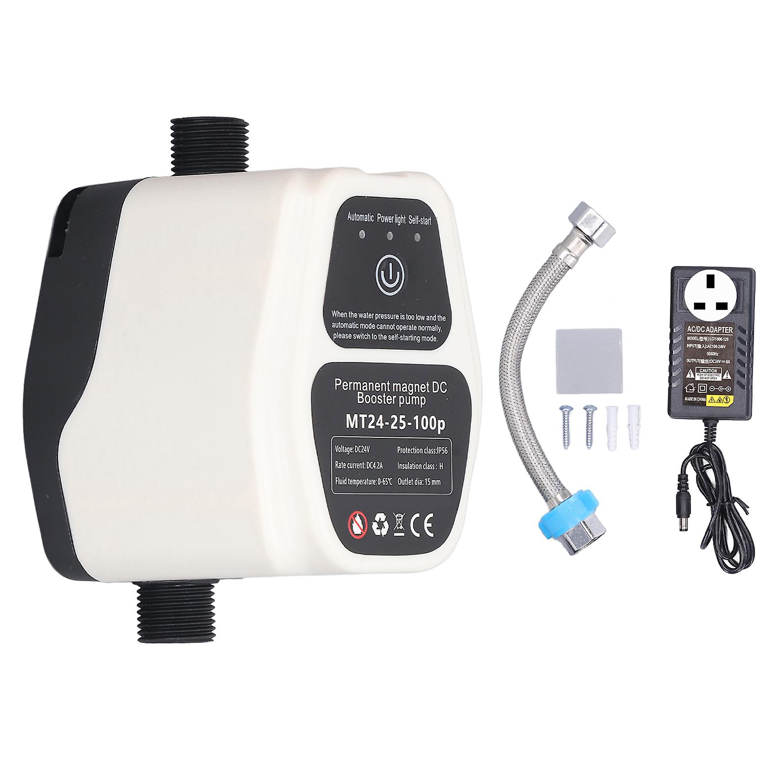 Ενισχυτική αντλία 100W 24V 25L πλήρης αυτόματη ευφυής αντλία ενίσχυσης πίεσης νερού ανίχνευσης 100240V