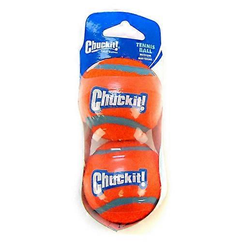 Chuckit! Tennisbälle, mittlerer Ball - 2,25" Durchmesser (2er Pack Hülle)