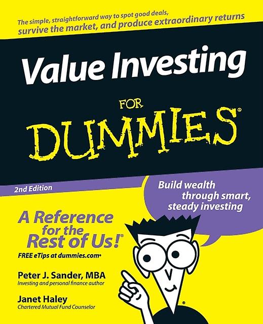 Value Investing For Dummies by Janet Haley Paperback