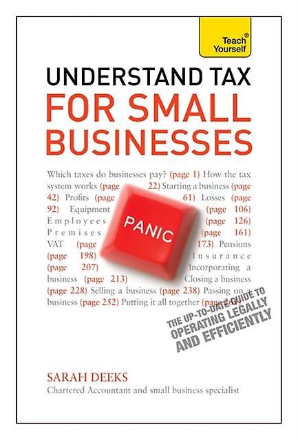 Understand Tax For Small Businesses Teach Yourself by Sarah Deeks Paperback